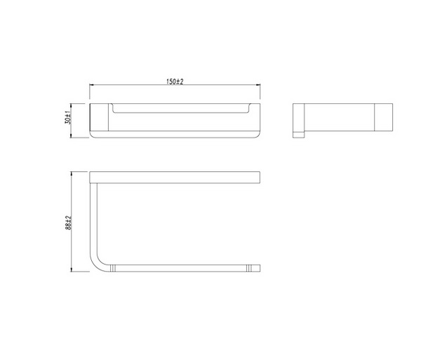 бумагодержатель LEMARK SMOOTH LINE